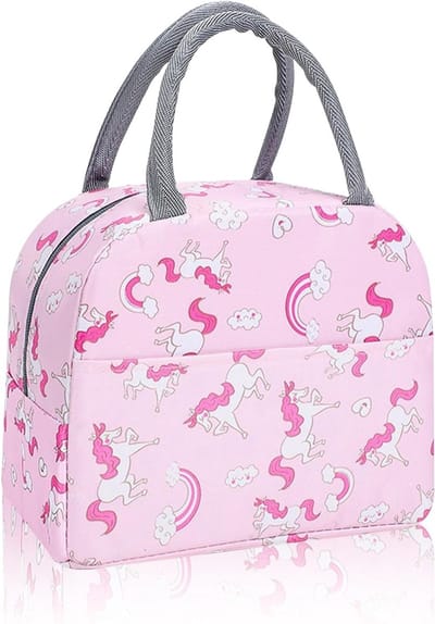 Draagbare Koeltas met Regenboog Paard Ontwerp, Isothermische Tas voor School, Kantoor en Picknick, Ideaal voor Vrouwen en Kinderen