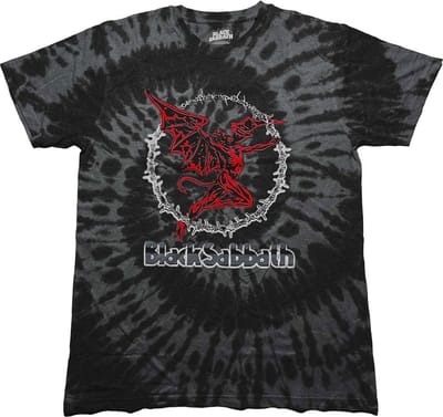 Black Sabbath - Red Henry Heren T-shirt - S - Zwart/Grijs