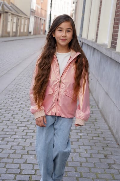 Like Flo F602-5200 Meisjes Jas roze - Maat 110