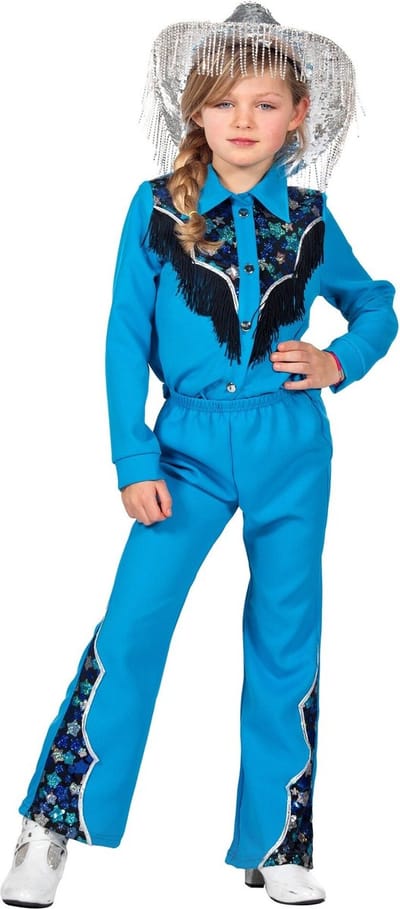 Stoere Rodeo Star Blauw Kind Kostuum