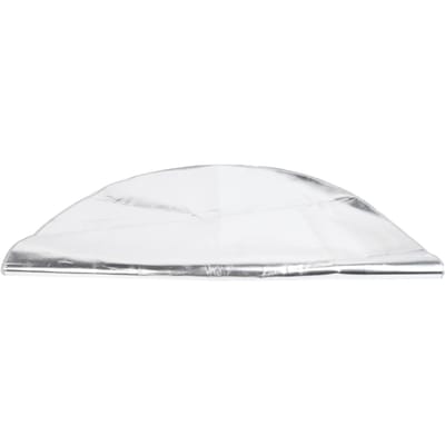 Ronde Vuurschaal Mat Vuurvast Buiten Terras Barbecue Grill Dek Beschermingsmat Benodigdheden Zilver Grijs 60cm zilvergrijze kleur