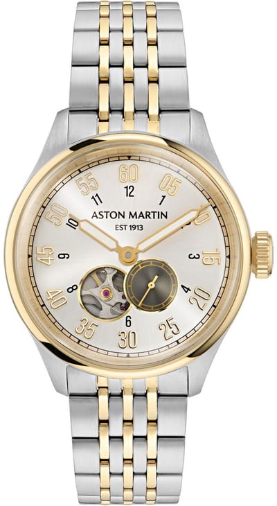 Aston Martin Aml Timeless TS1 MTTS1F503 Horloge - Leer - Multi - Ø 41 mm