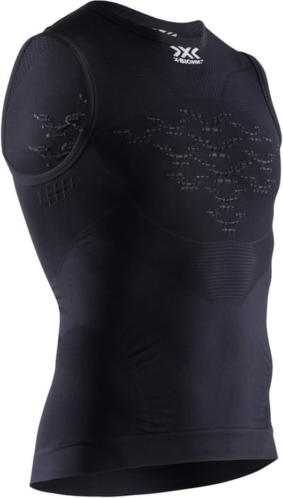 X-Bionic Energizer 4.0 Heren Singlet Light - Opal Black/Arctic White - Maat XL