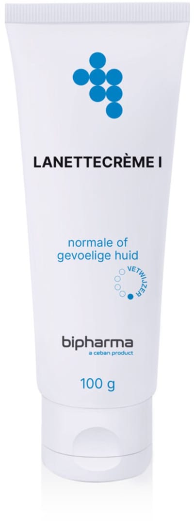 Bipharma Lanettecreme I Tube Los - 2 x 100 gr - Voordeelverpakking