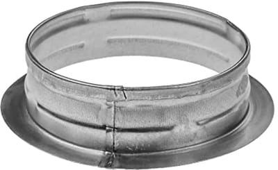 Gegalvaniseerde Stalen Buisconnector Flens - Ronde Fitting voor Flexibele of Stijve Kanalen