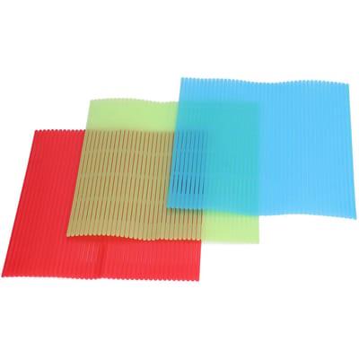 3 stuks Sushi Mat ABS Sushi Rolmat Japanse DIY Sushi Bord Roller voor Thuis Keuken Restaurant blue