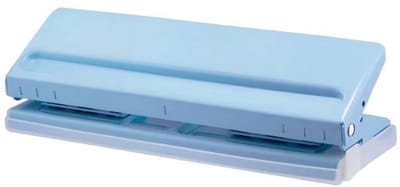 6-gaats metalen perforator - A5 A6 A7 6-gaats ringperforator - met positioneringsmarkeringen - 5 mm gatdiameter - DIN A5 6-gaats perforator - geschikt voor agenda's, notitieboekjes en ringbanden