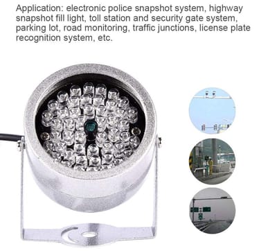 Dailygoody - 48 LED IP Camera - Nachtzicht - Waterdicht - LED Verlichting - Slimme IR Verlichting - IP65