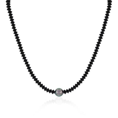 Luna-Pearls - 216.0964 - Ketting - 925/-Zilver met Tahiti gekweekte parel