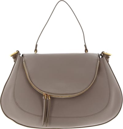 COCCINELLE Leren Schoudertas Handtas Coccinelle Sole Crossbody Bag Powder Pink Beige