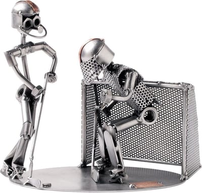 Hinz & Kunst smeedwerkfiguur sport "IJshockey 2 personen"