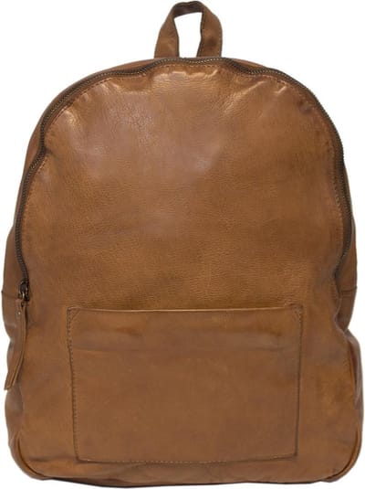 Rugtas Lichtbruin Leer – Rugzak Lichtbruin Gewassen Vintage Leer – Leren Rugzak Bruin