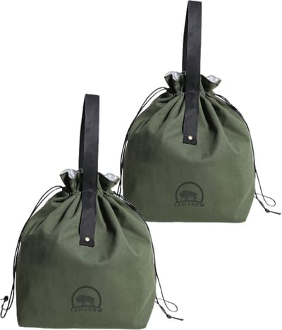 Tamarow Koeltas Lunchtas - 2 Stuks- Geïsoleerd - Waterproof - 4 Liter - Khaki Groen