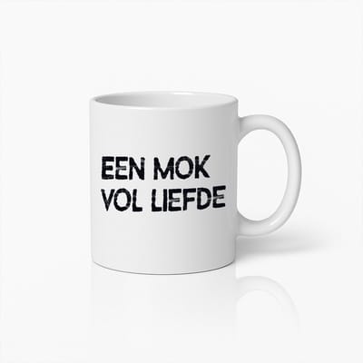 Een Mok Vol Liefde – Hartverwarmend Koffiemok Cadeau Voor Geliefden