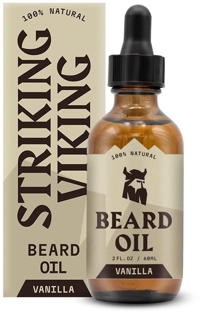 Striking Viking Baardolie voor Mannen - Vanilla - 60 ml