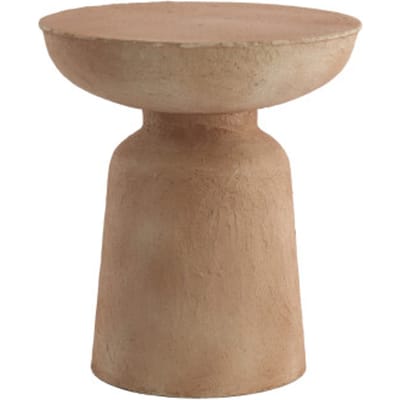 Light & Living - Bijzettafel BENISSA - Ø38x42 cm - Wit