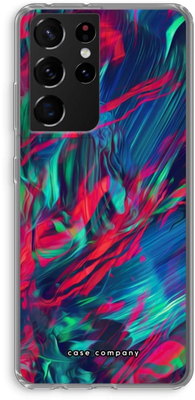 Case Company® - Hoesje geschikt voor Samsung Galaxy S21 Ultra hoesje - Pilgrims Of The Sea - Soft Cover Telefoonhoesje - Bescherming aan alle Kanten en Schermrand