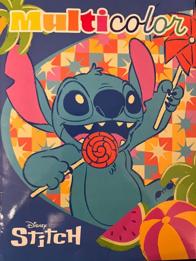Disney Stitch Kleurboek - Speelse Kleurplaten met Stitch - 32 Pagina's - Geschikt voor Kleurpotloden en Wasco
