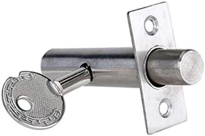 Verborgen Deurslot - Onzichtbaar Slot Pijpslot - Veilige Toegang - Roestvrij Staal - 1 Gram - Zilver