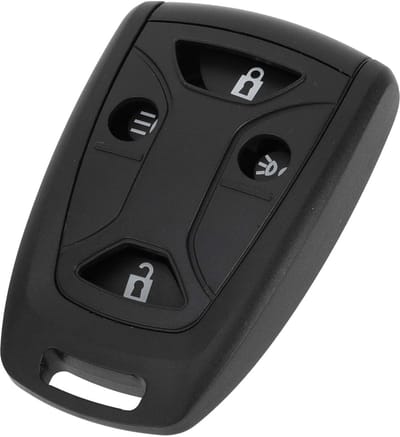 Dailygoods - Sleutelbehuizing - Vervangende Case - Zwart - Keyless Entry - Voor en Scania - 4 Knoppen