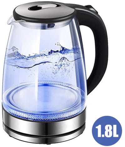 Pancerka Glazen Waterkoker 1.8L 1500W – Elektrische Waterkoker met LED