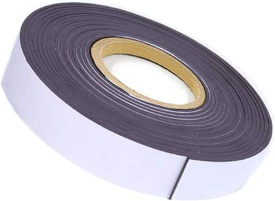 Zelfklevende Magnetische Tape 10m x 2cm x 1.5mm, Flexibele Magnetische Strip voor Posters, Kaarten en DIY Projecten, Ideaal voor Thuis en Werkplaats