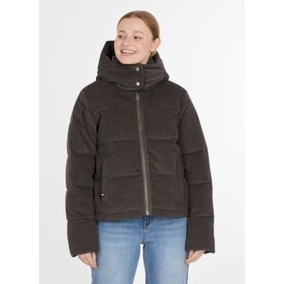 Ragwear Winterjas - Roobie Cordy - S tot XL - voor Vrouwen - donkergrijs