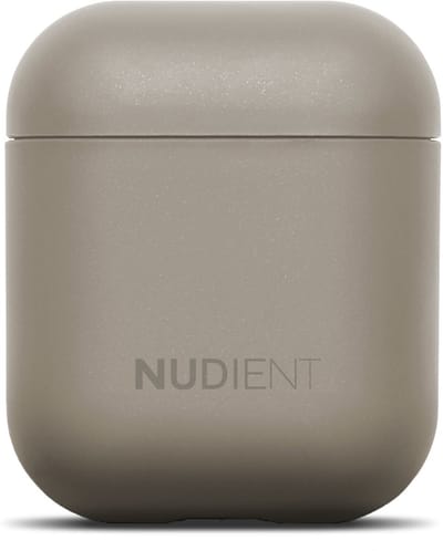Nudient Hard Kunststof Hoesje Geschikt voor Apple AirPods 2 - Clay Beige