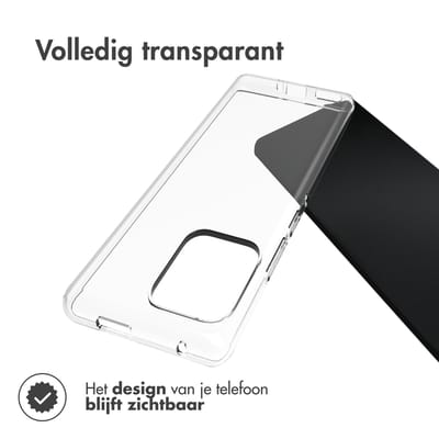 Accezz Hoesje - Geschikt voor Motorola Edge 40 Pro - Clear Backcover - Transparant