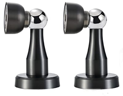 Door Stopper - Magnetische Deurstopper Set van 2 - RVS Magnetische Deur - Stille Deurstopper voor Slaapkamer Woonkamer Badkamer Balkon Kantoor