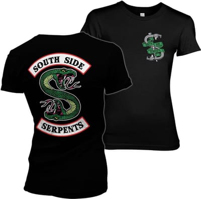 Riverdale South Side Serpents Girly Tee dames-T-shirt zwart