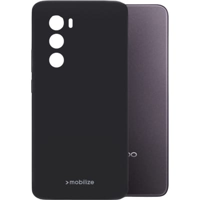 Mobilize OPPO Reno12 Siliconen (TPU) Hoesje Zwart
