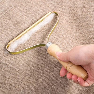 Allecto Plus - Handmatige Pluizenverwijderaar van Hout voor Kleding, Banken en Tapijten - Herbruikbaar - 1 Stuk