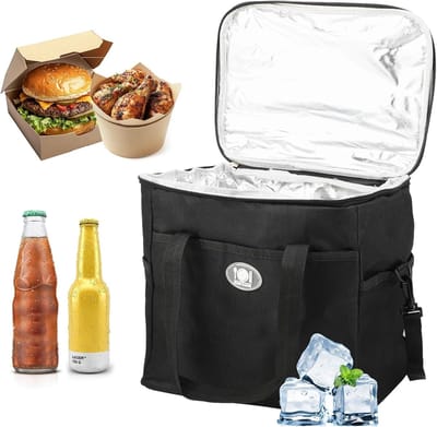 Geïsoleerde opvouwbare koeltas voor lunch en picknick - Perfect voor reizen, kantoor en strand