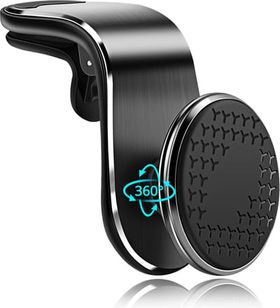 Magnetische Telefoonhouder Ventilatierooster Voor Auto I Draaibaar 360 Graden I Magneet Smartphonehouder I Universeel Voor Alle Smartphones I Zwart