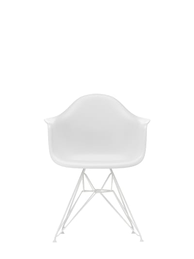 Vitra DAR Eames Plastic Armchair - katoen wit RE - wit