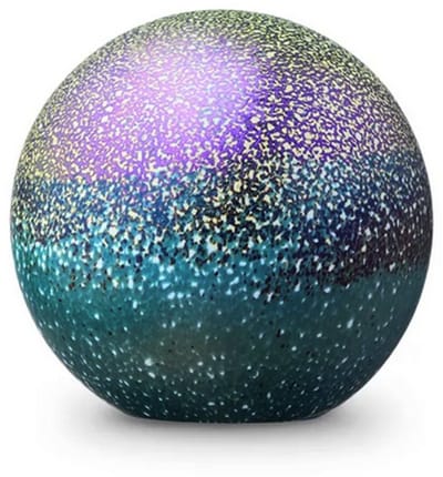 Urn van Glas As-in-glas Mini Glasobject Keepsake Gedenkobject Bolletje Noorderlicht Urn Bol Glazen Urn Glas Mini Urn voor as Urn Glasobject Urn Kunst As Bol E03BNRL