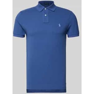 slim fit poloshirt van puur katoen