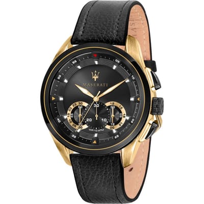 Maserati R8871612033 Maserati Chronographe Cadran Noir Montre Homme 45mm noir