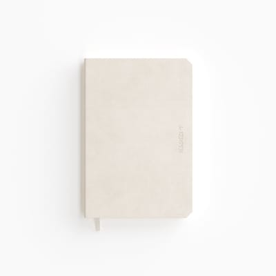 Notbk de kempen vanilla 110x160 lijn 160pag wit