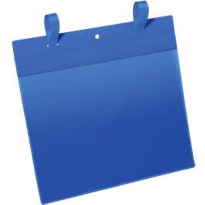 Documententassen met ophanglus, B 297 x H 210 mm (A4 liggend), 50 st., blauw