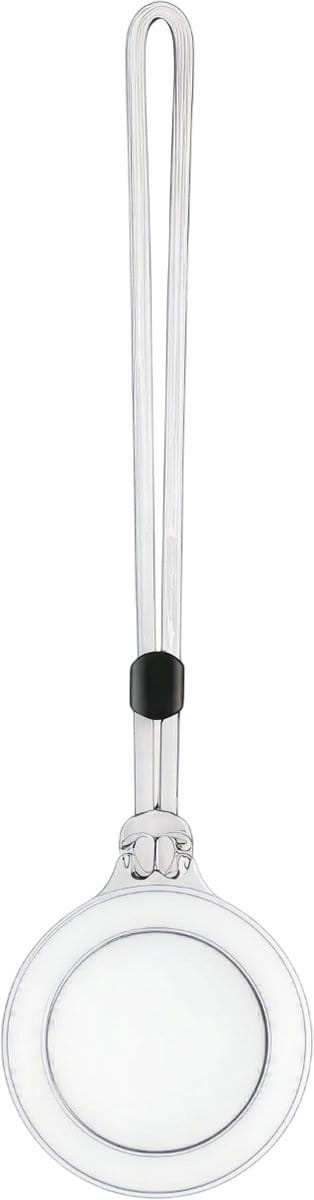 Universele magnetische ring voor mobiele telefoon met lanyard – Wit – Afneembare telefoonhanger met magneetring, verstelbare polsband en tasriem voor dagelijks gebruik