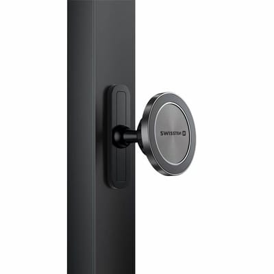 Swissten Magnetic Gym Phone Holder – Universele Magnetische Smartphone Houder – N52 Neodymium Magneten – Voor Sportschool, Werkplaats & Thuis – 65010311