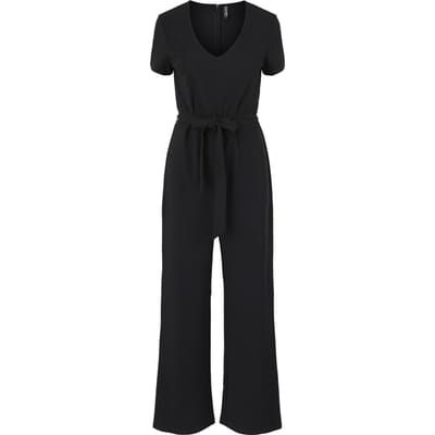 Pieces Broek Pcharries Ss Ankel Jumpsuit Bc 17122115 Black Dames Maat - S