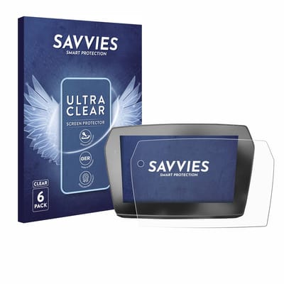Savvies - Screenprotector voor Voge 525DSX 2025 - Folie Beschermfolie transparant 6 Stuks