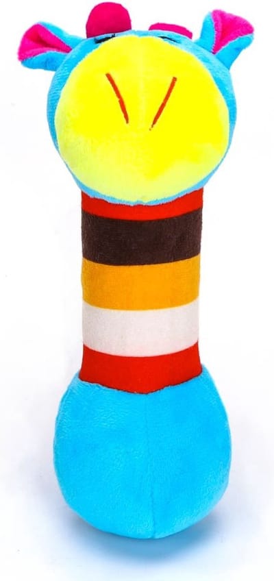 Nobleza Hondenknuffel met Piep - Hondenspeelgoed - Pluche Piepspeelgoed voor Honden - 22 cm - Hert/giraffe
