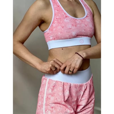 Damesshort Les Poulettes Fitness Coquillages