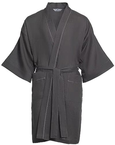 Revise RE-513 Kimono voor heren, ochtendjas, 100% linnen, premium kwaliteit