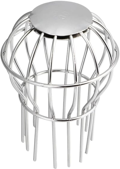 Dailygoods- Bladfiltergootbescherming 5,5 inch - Roestvrijstalen