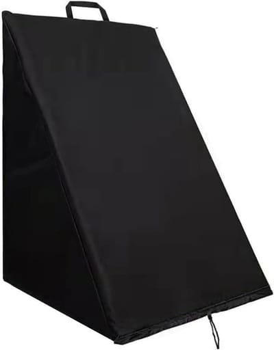 Tuinslanghaspel Karhoes - Hose Reel Cover - Bescherming Tuin - Waterdicht PVC - 66 x 635 x 89 cm - Zwart